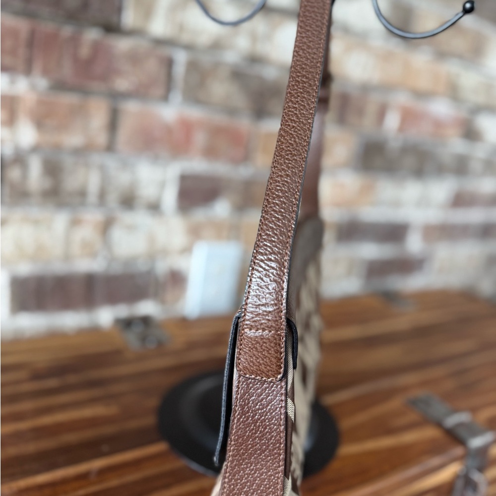 Givenchy Chocolate And Taupe Patterned Shoulder B… - image 3